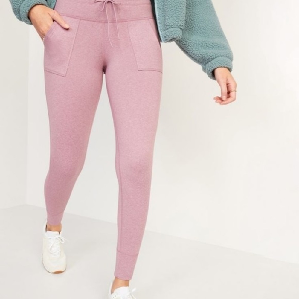 OLD NAVY HIGH-WAISTES COZECORE JOGGER LEGGINGS
